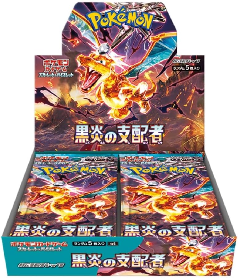 Pokémon Ruler of the Black Flame SV3 Booster Box - Japanese